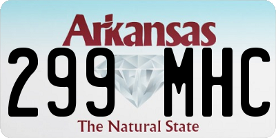 AR license plate 299MHC