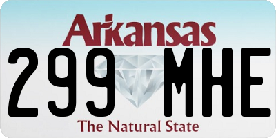 AR license plate 299MHE