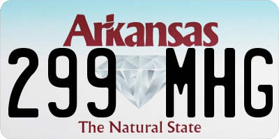 AR license plate 299MHG