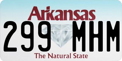 AR license plate 299MHM
