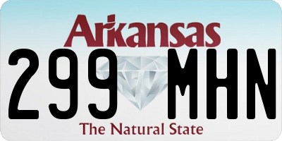 AR license plate 299MHN