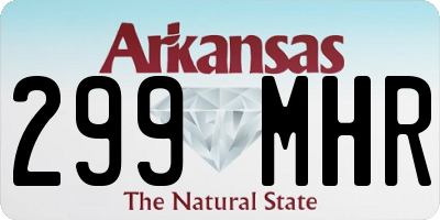 AR license plate 299MHR
