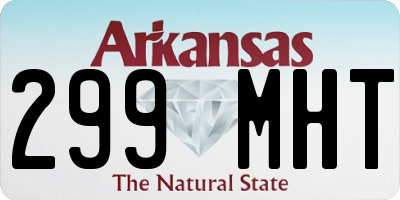 AR license plate 299MHT