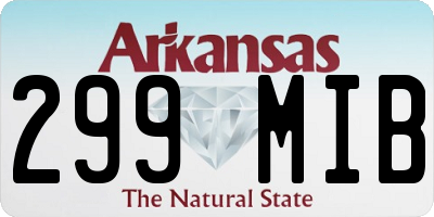AR license plate 299MIB