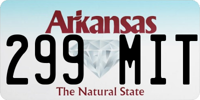 AR license plate 299MIT