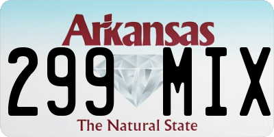 AR license plate 299MIX