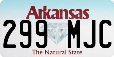 AR license plate 299MJC