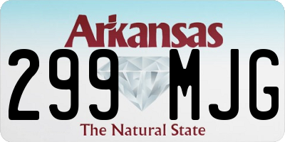 AR license plate 299MJG