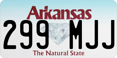 AR license plate 299MJJ