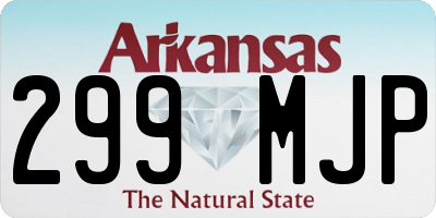 AR license plate 299MJP
