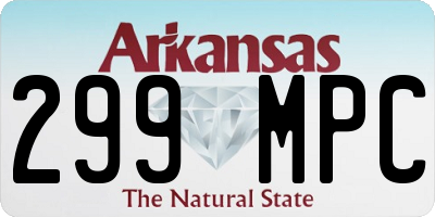 AR license plate 299MPC