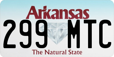 AR license plate 299MTC