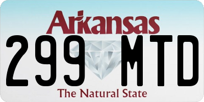 AR license plate 299MTD