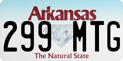 AR license plate 299MTG