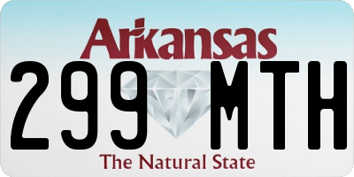 AR license plate 299MTH