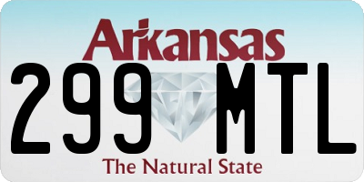 AR license plate 299MTL