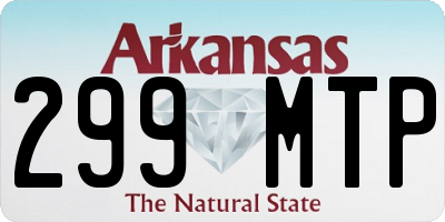 AR license plate 299MTP
