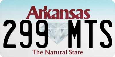 AR license plate 299MTS