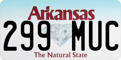 AR license plate 299MUC