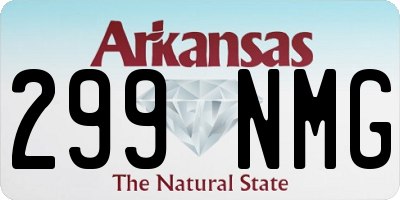 AR license plate 299NMG