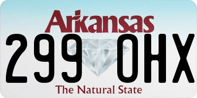 AR license plate 299OHX