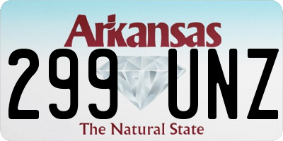 AR license plate 299UNZ