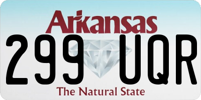 AR license plate 299UQR