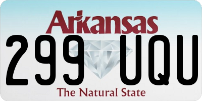 AR license plate 299UQU