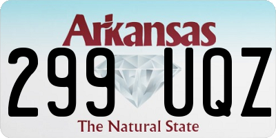 AR license plate 299UQZ
