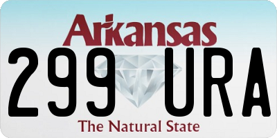 AR license plate 299URA