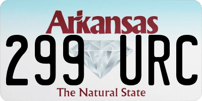 AR license plate 299URC