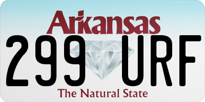 AR license plate 299URF