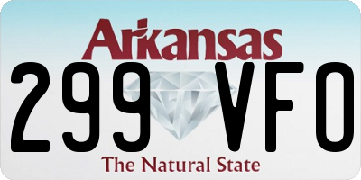 AR license plate 299VFO