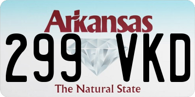 AR license plate 299VKD