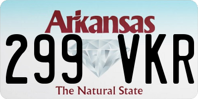 AR license plate 299VKR