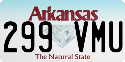 AR license plate 299VMU