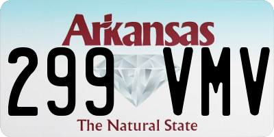 AR license plate 299VMV