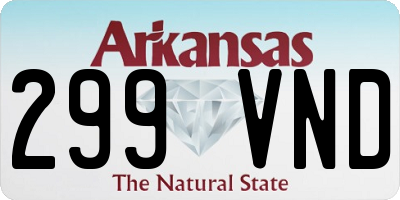 AR license plate 299VND