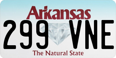 AR license plate 299VNE