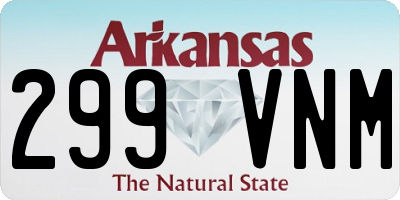 AR license plate 299VNM