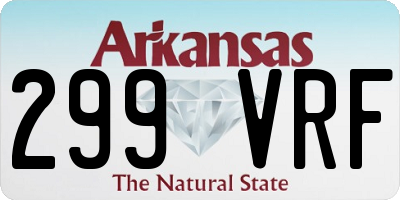 AR license plate 299VRF