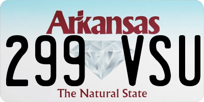 AR license plate 299VSU