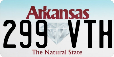 AR license plate 299VTH