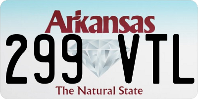 AR license plate 299VTL