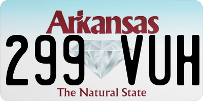 AR license plate 299VUH