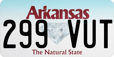 AR license plate 299VUT