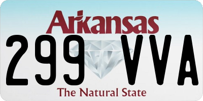 AR license plate 299VVA