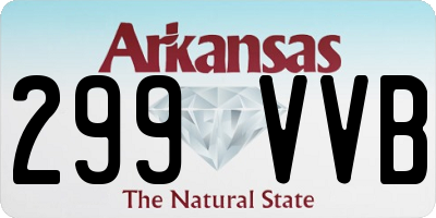 AR license plate 299VVB