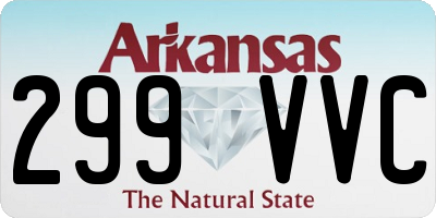 AR license plate 299VVC