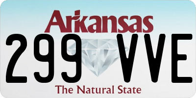 AR license plate 299VVE